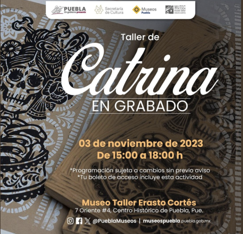 TP: Taller de Catrina en Grabado - en Puebla - TODOPUEBLA.com