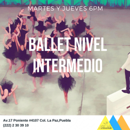 Ballet nivel intermedio - Crescendo Music - Puebla
