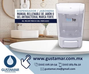 Dosificador Transparente Económico de Gel para Manos

https://www.gustamar.com.mx/productos/

#G...