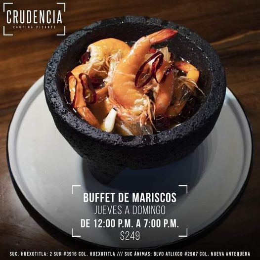 TP: Fotos de: Para la comida o la cruda, conoce nuestros Buffets – Crudencia  Cantina Picante - Puebla – 